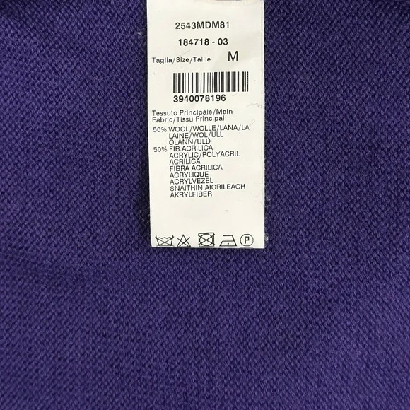 MSGM Color Block Patchwork Wool-Blend Sweater (Multicolored) - Picture 15 of 16